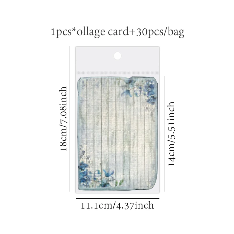 10Style 30Pcs/bag vintage material paper suitable for DIY handbook cell phone case hanging envelope card book cover Decoration