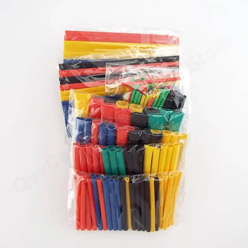 Heat Shrink Set Tube Kit Polyolefin Shrinking Assorted Heat Shrink Tubing Wire Cable Insulated Sleeving Tubing