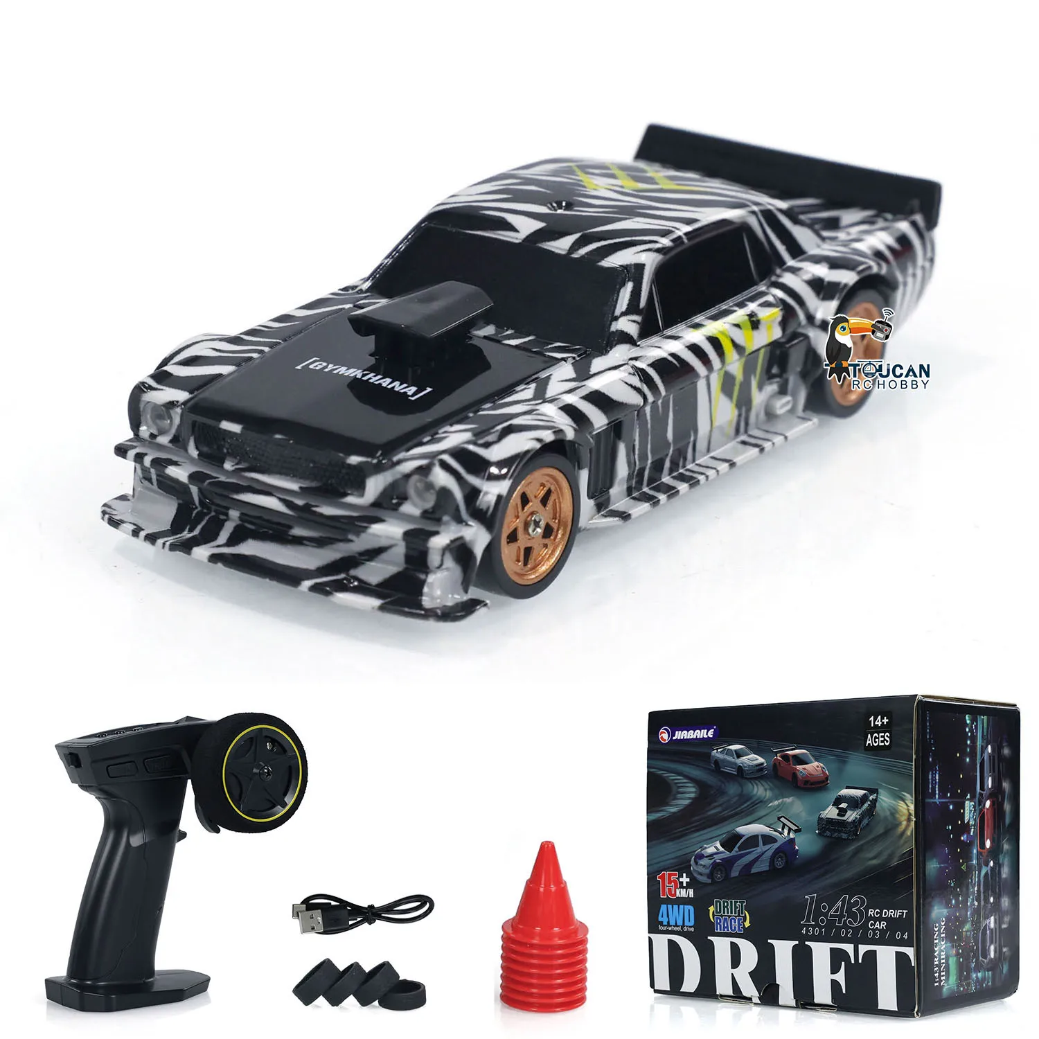 Mini coche de carreras teledirigido para niños, juguete de coche de derrape con Radio Control de 1/43g, 4WD RC, modelo de vehículo de Motor de alta