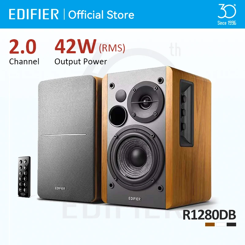 Edifier R1280DB 2.0 スピーカー パワード Bluetooth ブックシェルフ