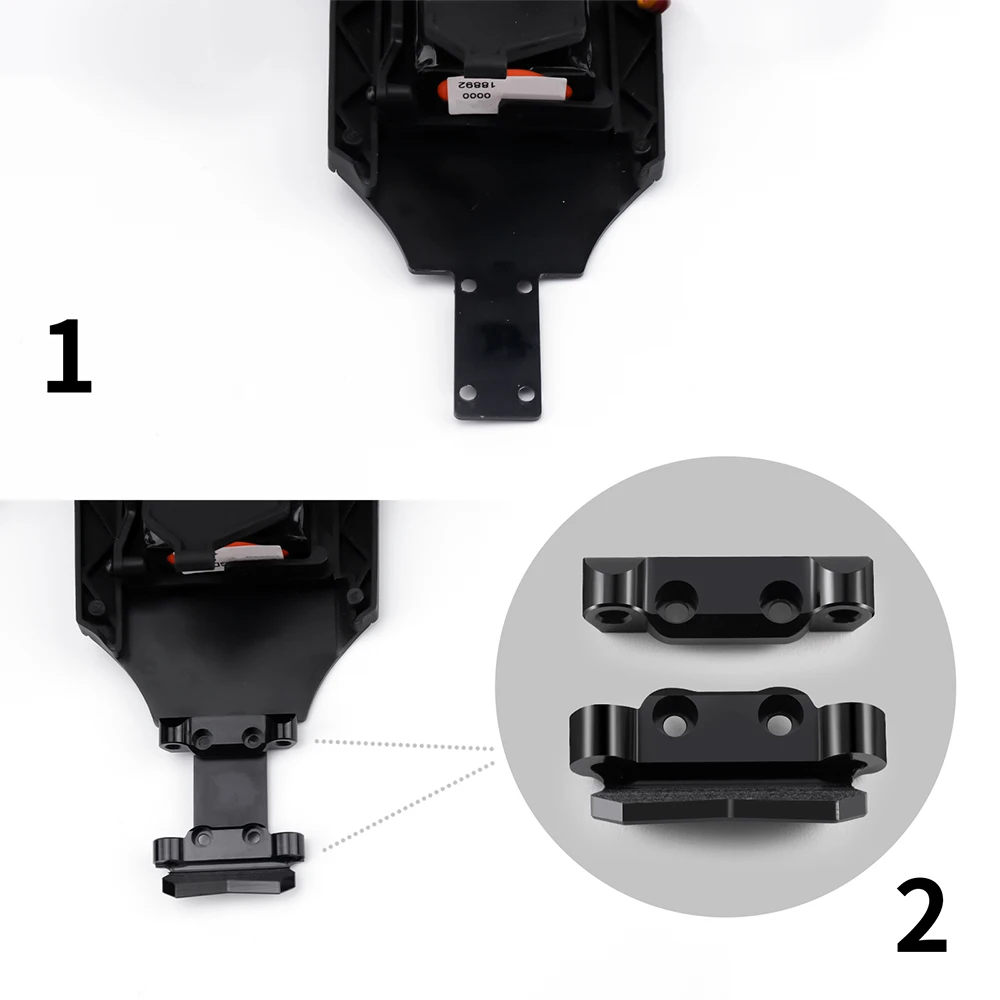 AXSPEED – support d'installation de bras oscillant arrière en alliage d'aluminium, pour LOSI 1/24 Micro-B 2WD Buggy RC, pièces de mise à niveau de voiture