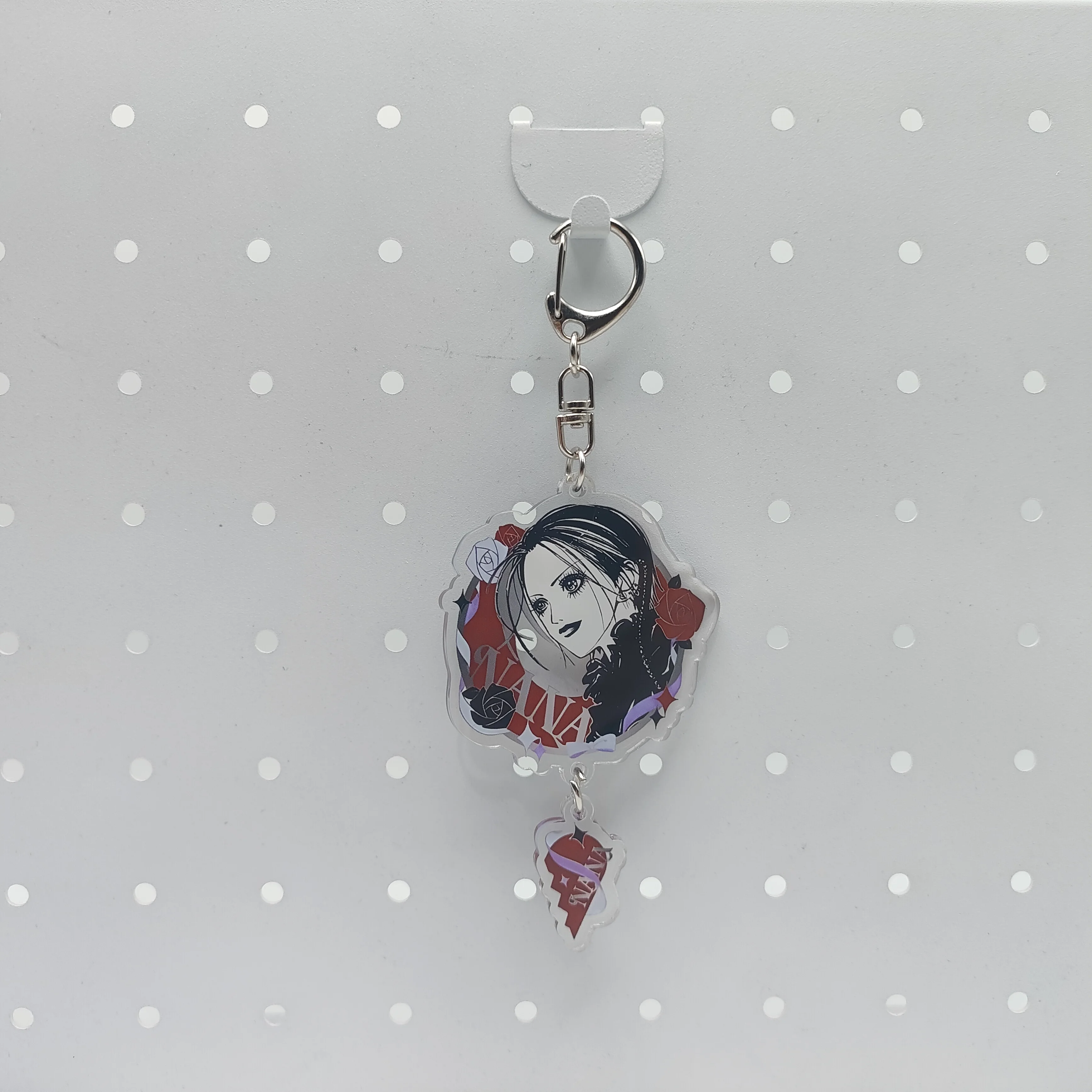 Anime Nana Keychain Komatsu Hachi Cartoon Bag Funny Pendant Keyring Jewelry Fans Gifts Cosplay Car Keychains Pendant Jewelry