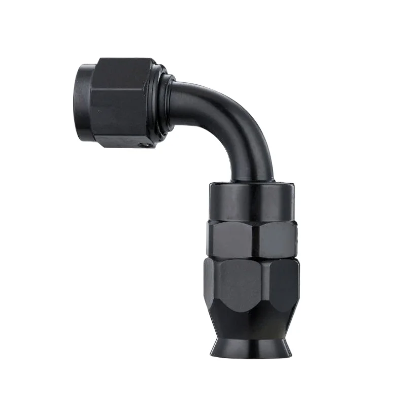 10PCS Universal Straight 90 Degree AN3 AN4 AN6 AN8 AN10 AN12 Hose End Fitting Hose Adapter For Swivel PTFE Oil Fuel Line