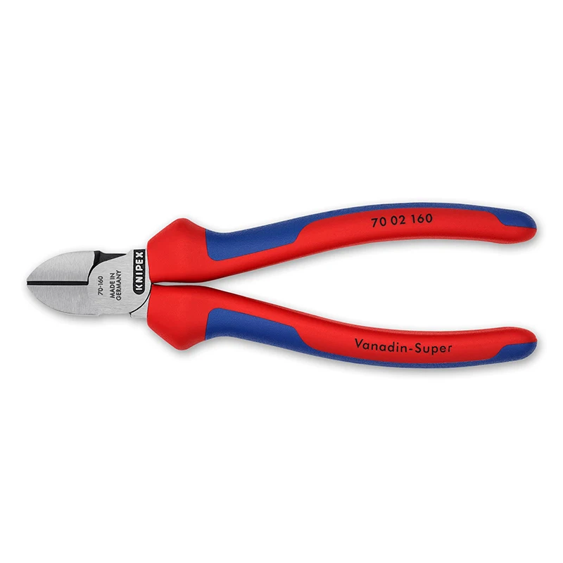 KNIPEX 00 20 11 Assembly Pliers Set (3 Piece) 0302180 Combination Plier 7002160 Diagonal Cutter 2616200 Needle Nose Plier