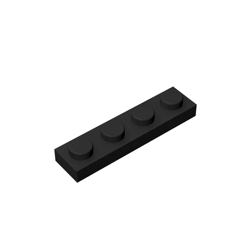 Gobricks 10PCS MOC Ziegel Teile Platte 3710 1x4 Kompatibel Baut Partikel Für Bausteine DIY Steine Pädagogisches spielzeug