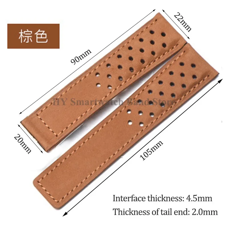 20mm 22mm 24mm pulseira de relógio de couro genuíno respirável para tag heuer pulseira de substituição pulseira macia fivela dobrável de metal