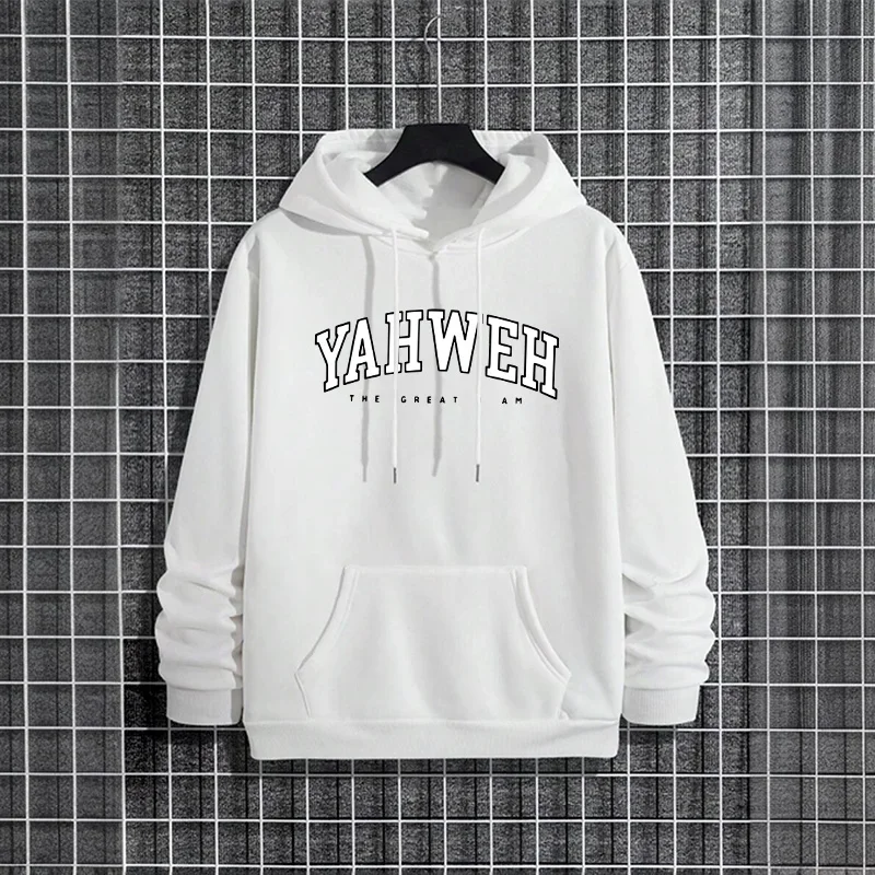 Street Style Herren YAHWEH Hoodies 2025, urbane Mode, trendiges Kapuzenpullover, männlich, Hip Hop, Freizeitkleidung, Herbst und Winter, cooler Kapuzenpullover