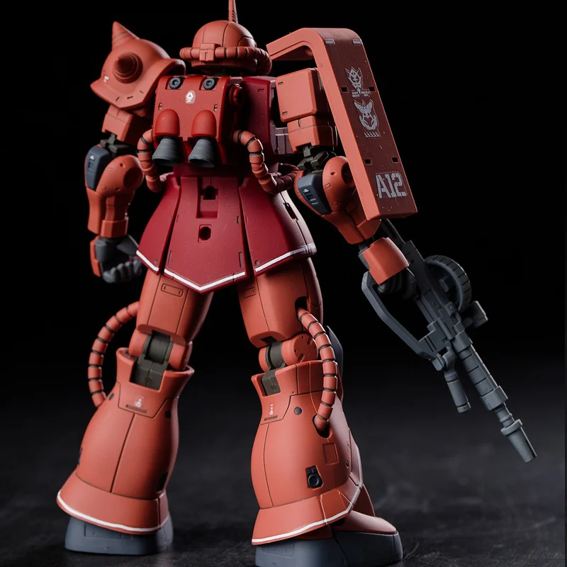 GTO Char's Zaku HG 1/144 الميكانيكية التجمع أطقم منمذجة عمل أرقام سطح المكتب الديكور دمية الأولاد لغز اللعب هدية تحصيل