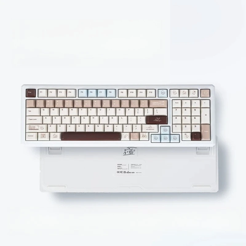 UR98 Bluetooth Keyboard Custom Tri Mode Hotswap Gasket 98keys Layout 1000Hz Polling Rate RGB Ergonomic Game Mechanical Keyboard