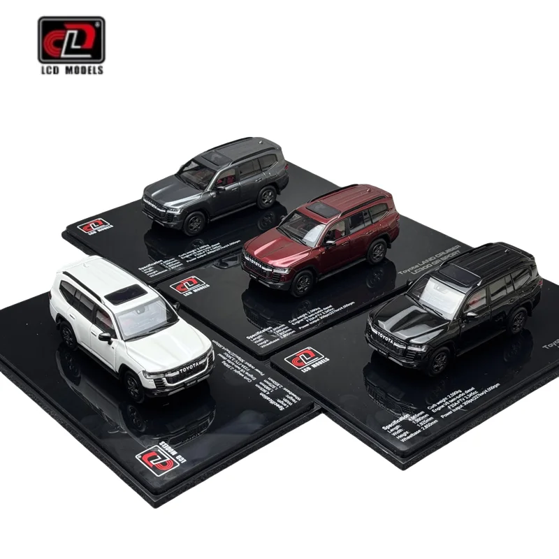 

In stock: 1:43 Toyota LC300 SUV GR-Sport die-cast alloy full-open car model, boys' festival gift toy, adult decorative item.