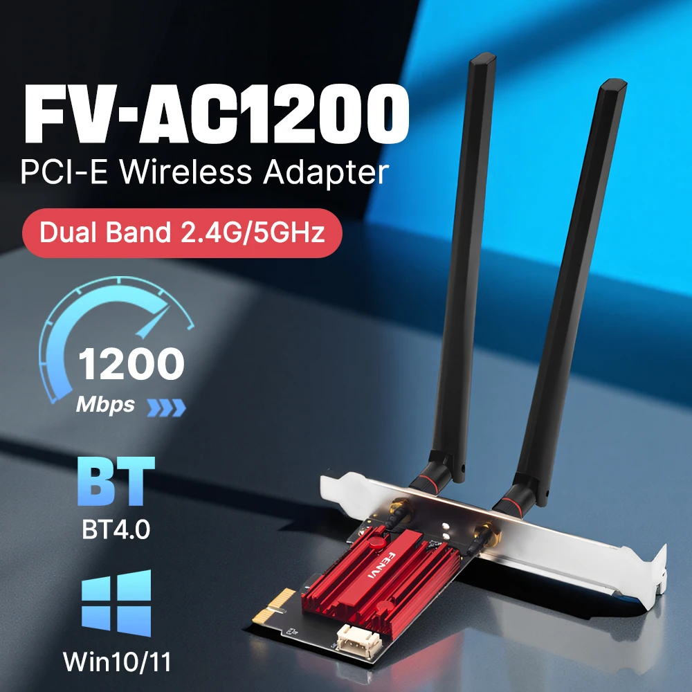 adaptador-sem-fio-fenvi-wifi-5-ac1200-bluetooth-40-dual-band-24g-5ghz-placa-de-rede-pci-e-80211ac-receptor-lan-para-win7-10-11