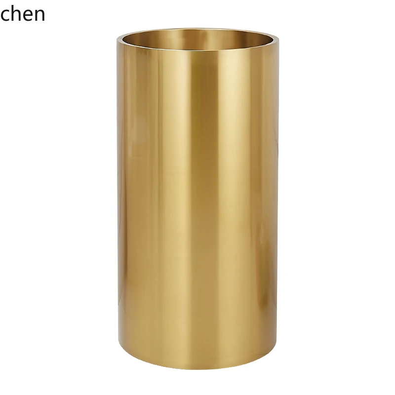 

HTT круглый умывальник из нержавеющей стали, встроенный пол, светильник для ванной комнаты отеля, роскошный колонный умывальник