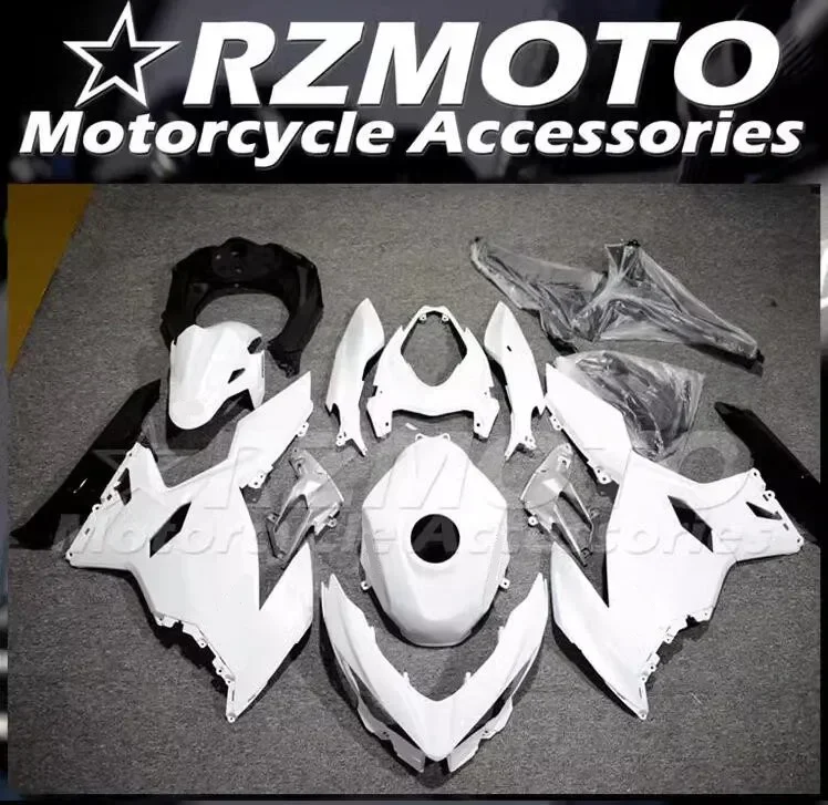 4Gifts New ABS Motorcycle Fairings Kit Fit For Kawasaki EX 250 400 2019 2020 2021 2022 2023 19 20 21 22 Bodywork Set White