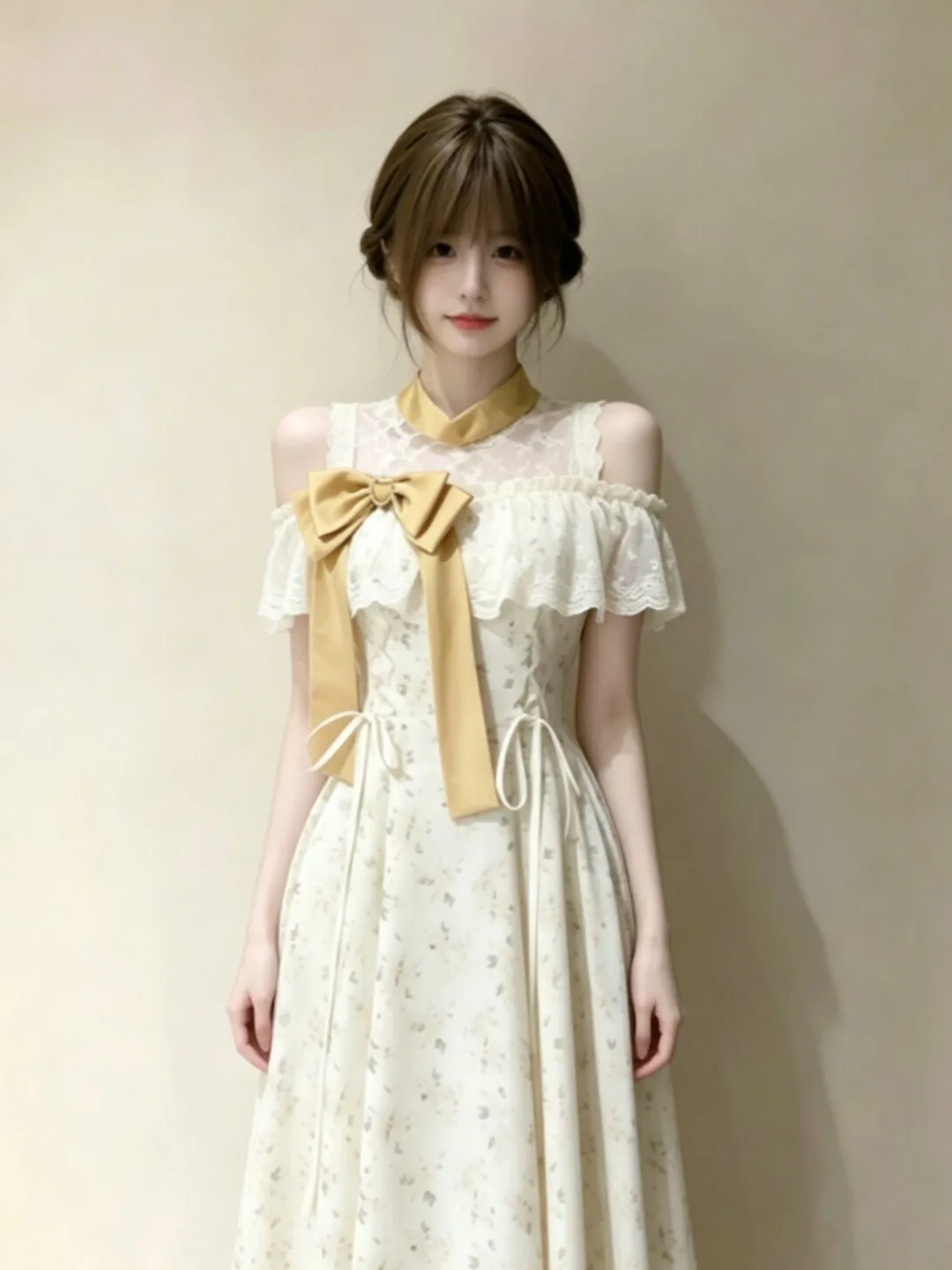 

Sweet Floral Slim Fit Wrap Dress High Waist Gentle Style Summer New Arrival Women's Dress Casual Elegant Skirt City Commute