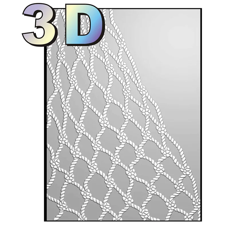 Amazing Detailed Rope Net 3d Relief Folder, Paper Card Decorative Board Design, Embossing Cutting Mold, Scrapbook, 2023