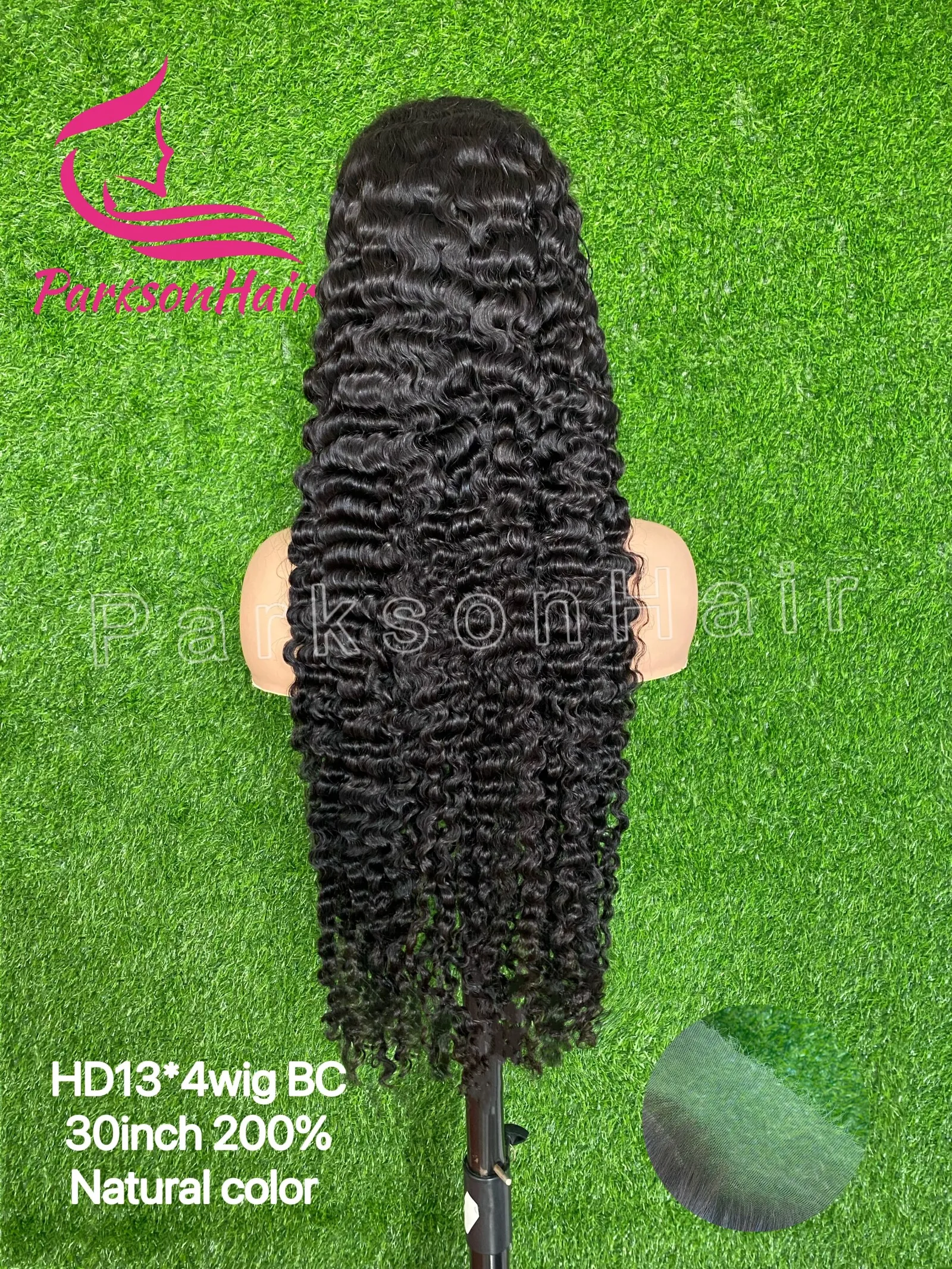 Parrucca riccia birmana al 200% Reale HD 13x4 Parrucche anteriori in pizzo per capelli umani per le donne Parrucca frontale in pizzo HD pre-pizzicante brasiliana per le donne