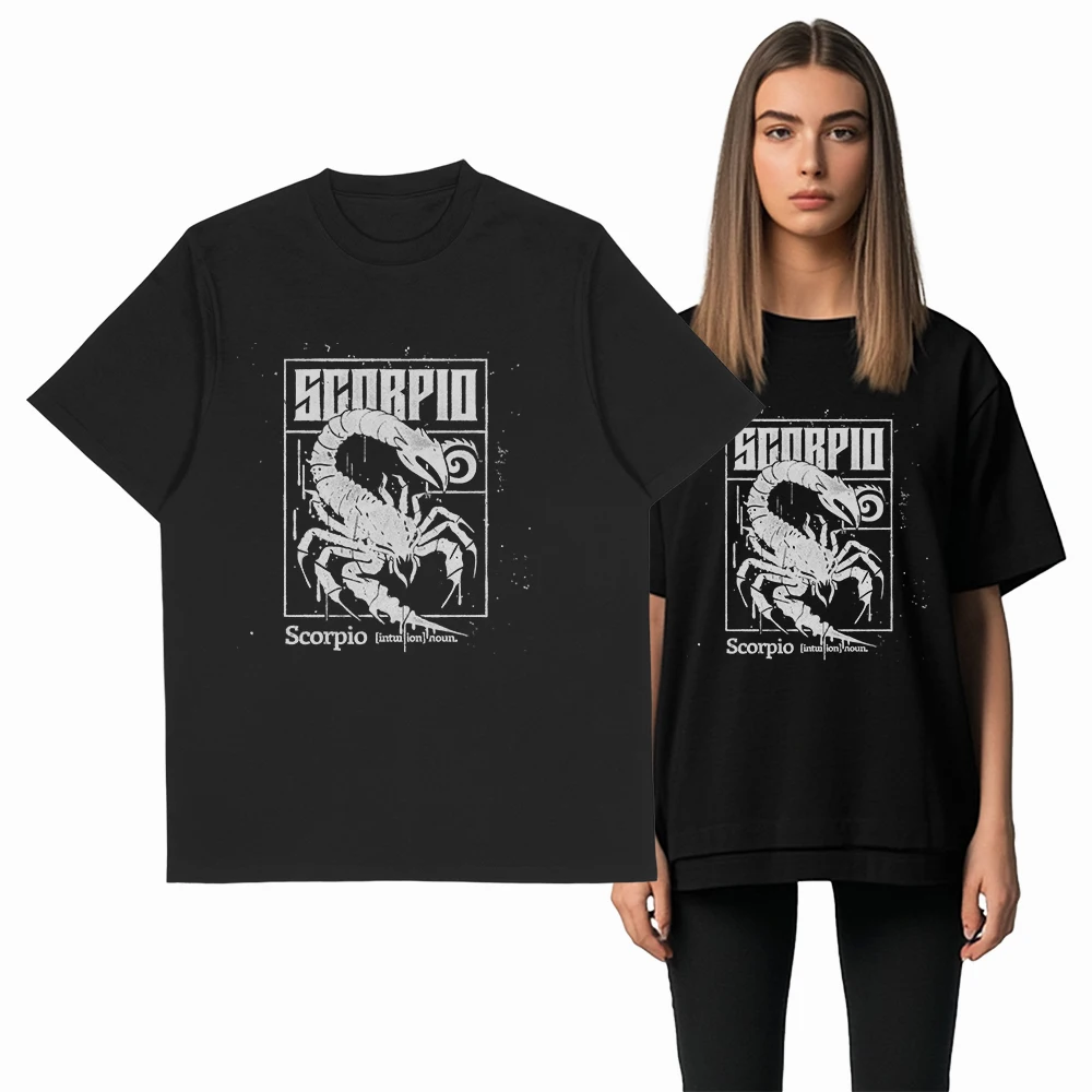 Coolmind U0029 Scorpio Exclusive Graphic Print Men T Shirt Short Sleeve Big Size Men Tshirt Cool Tee Shirt Men