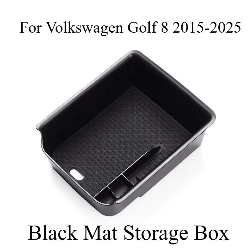 

Для Volkswagen Golf 7/8 2015-2025: Аксессуары для интерьера, центральный органайзер-подлокотник, ящик для хранения, автомобильные аксессуары для салона