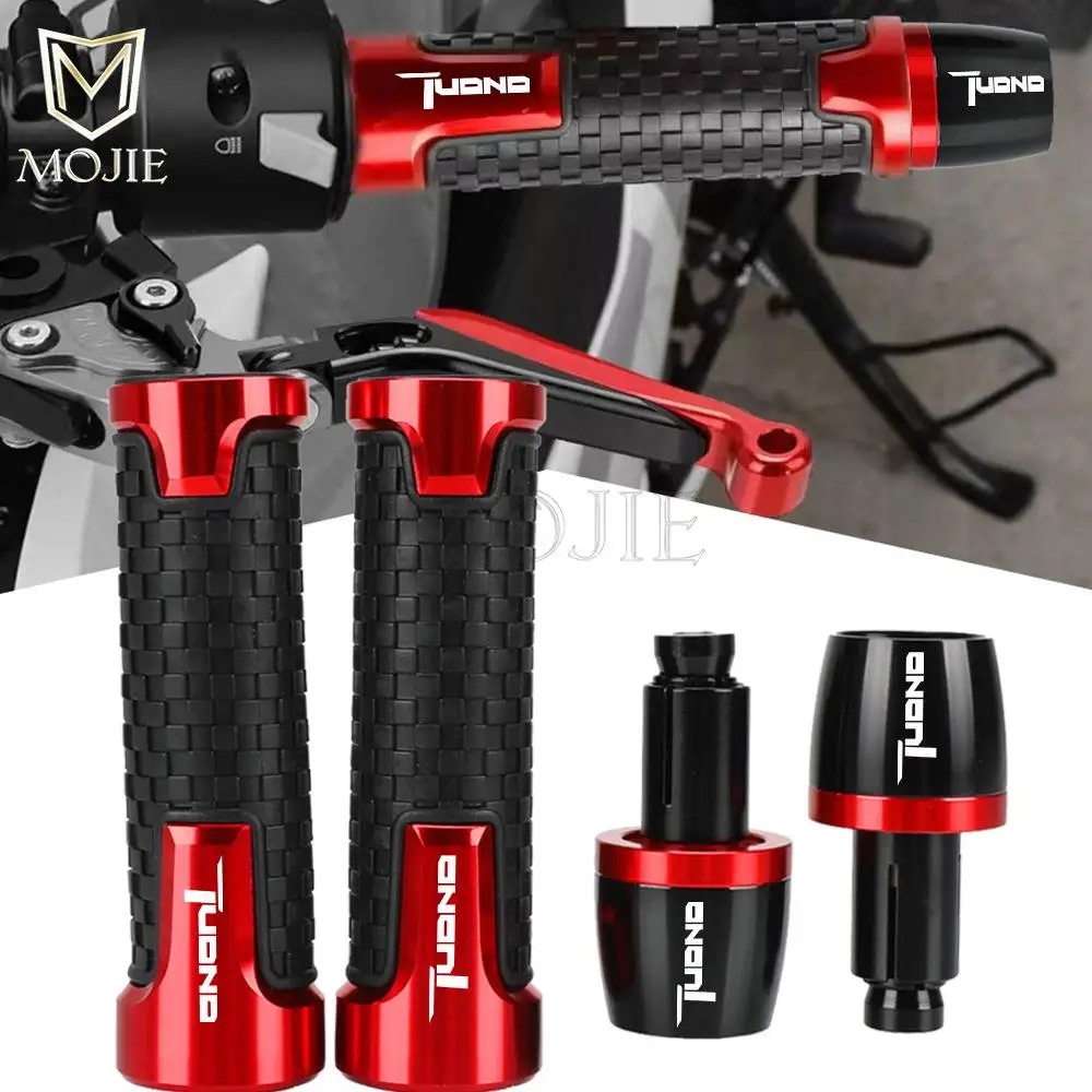 

7/8" 22mm Motorcycle Universal Handlebar Grips Handle Bar Ends For APRILIA Tuono125/660 TUONO 1000 R/Factory/V2/V4 2002-2024