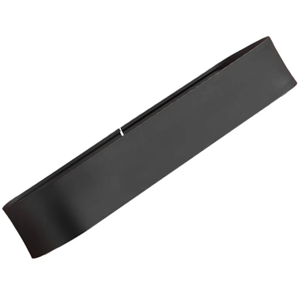 

Wall Mounted Aluminum Storage Holder 40Cm Black Bathroom Kitchen Toothbrush Tools Set Organizer Strong Adhesive Anti Skid Hollow