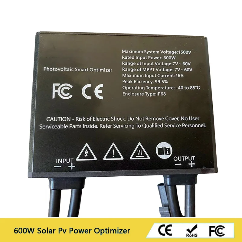 600W Metal Solar power Optimizer with Smart Control - Optimize Solar Energy Harvest - International Standard