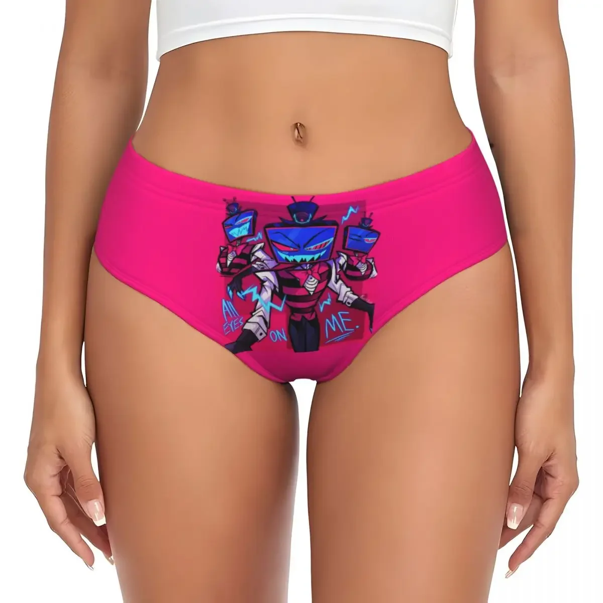 

Custom Vox Briefs Underwear Women's Comfortable Stretch Hazbins Hotels Panties