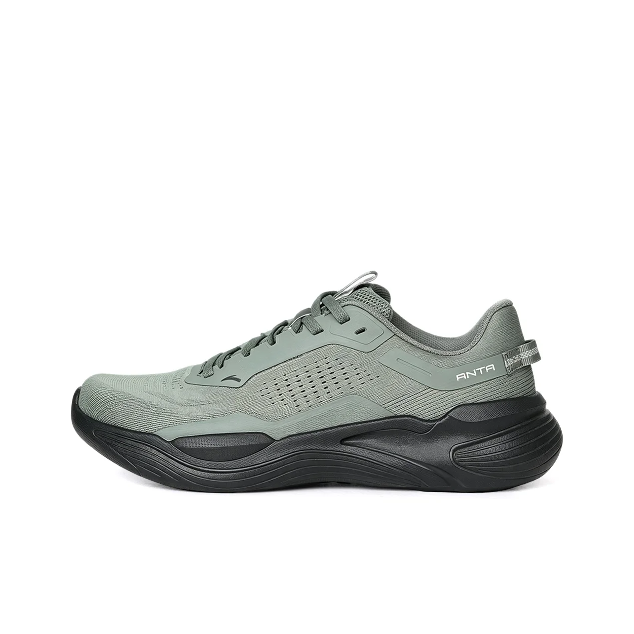 ANTA Running Shoes Men's Low Top Tipsy Green 112645530R-2