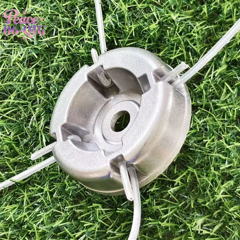 

Universal Aluminum Alloy Lawn Mower Head With Nylon Steel Lawn Mowing Line Lawn Mower Replacement Parts
