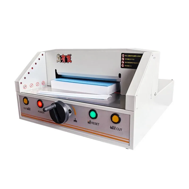 Desktop electric paper cutter A4 office document book thick layer trimmer