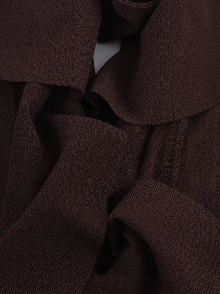 2025 verão babados curto topo feminino sem mangas halter topos para mulheres elegante colheita sexy senhoras regata ﻿