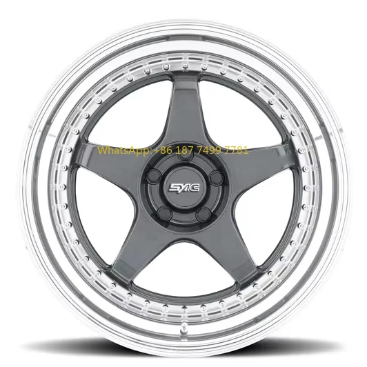 

Customized One-piece Forged Wheels 18-22 Inch PCD5x112 Matte Black/black with Red Ring 6061-T6 Aluminum Alloy Wheels