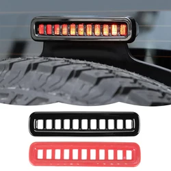 Car High Brake Light Lamp 3rd Brake Light Decoration Cover Trim For Jeep Wrangler JL 2018-2023+ Gladiator JT 2020+