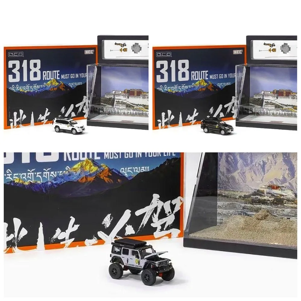 

GCD 1:64 HOBBY EXPO CHINA 2025 VENT EDITION HEC"Must Driving in This Life" 318 Team Alloy Automobile Model Collection Toy Gift