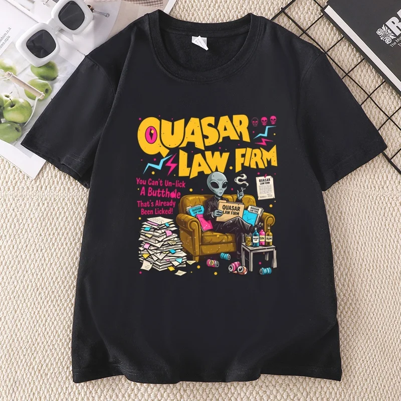 Quasar Law Firm Dungeon Crawler Carl T-Shirt für Männer und Frauen, grafisches T-Shirt, Sommer-Baumwolle, kurzärmelig, weiche T-Shirts, Streetwear – Detail 4