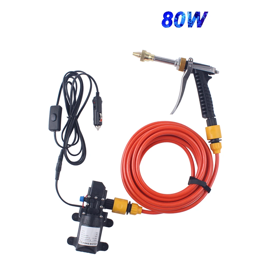 12V Máy Giặt Súng Bơm Áp Lực Cao Chăm Sóc Xe Di Động Máy Giặt Điện Vệ Sinh Tự Động Thiết Bị