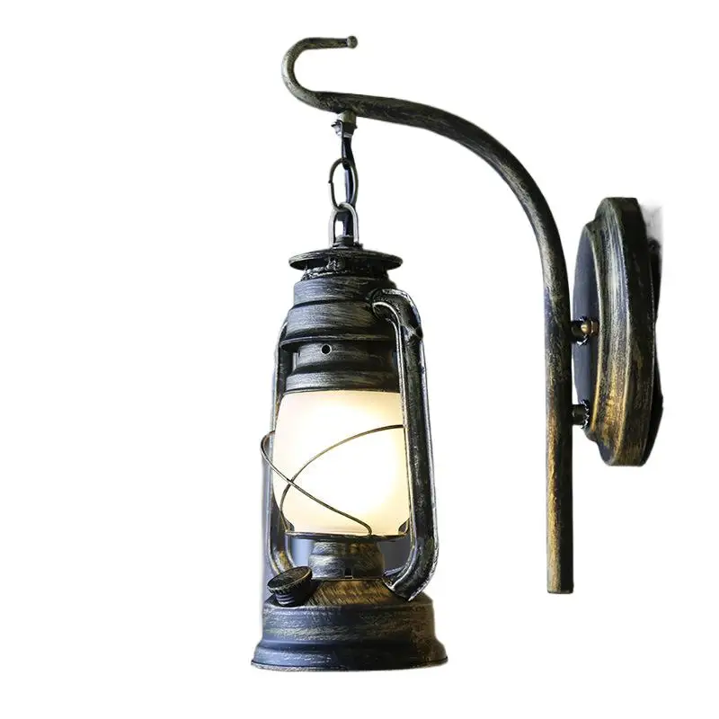 

Chinese Lantern Wall Lamp Verandas Corridor Retro Kerosene Lamp Wall Lamp Archaize Club Staircase Lamps Lanterns