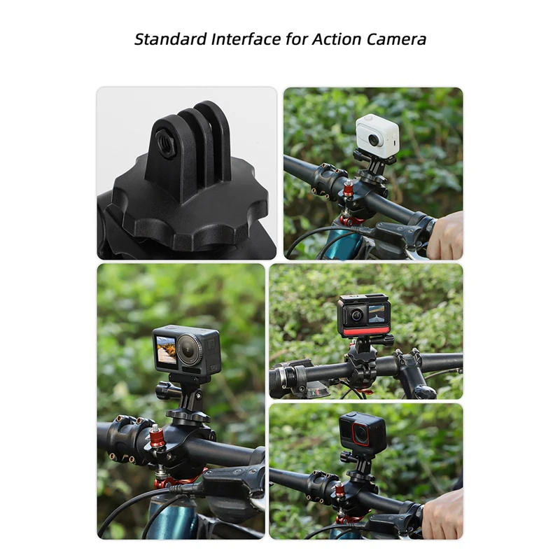 For Action4/Gopro12 Swivel Stand 360 Degree Rotating Multi-Tube For Airtag Multi-Function Portable Holder