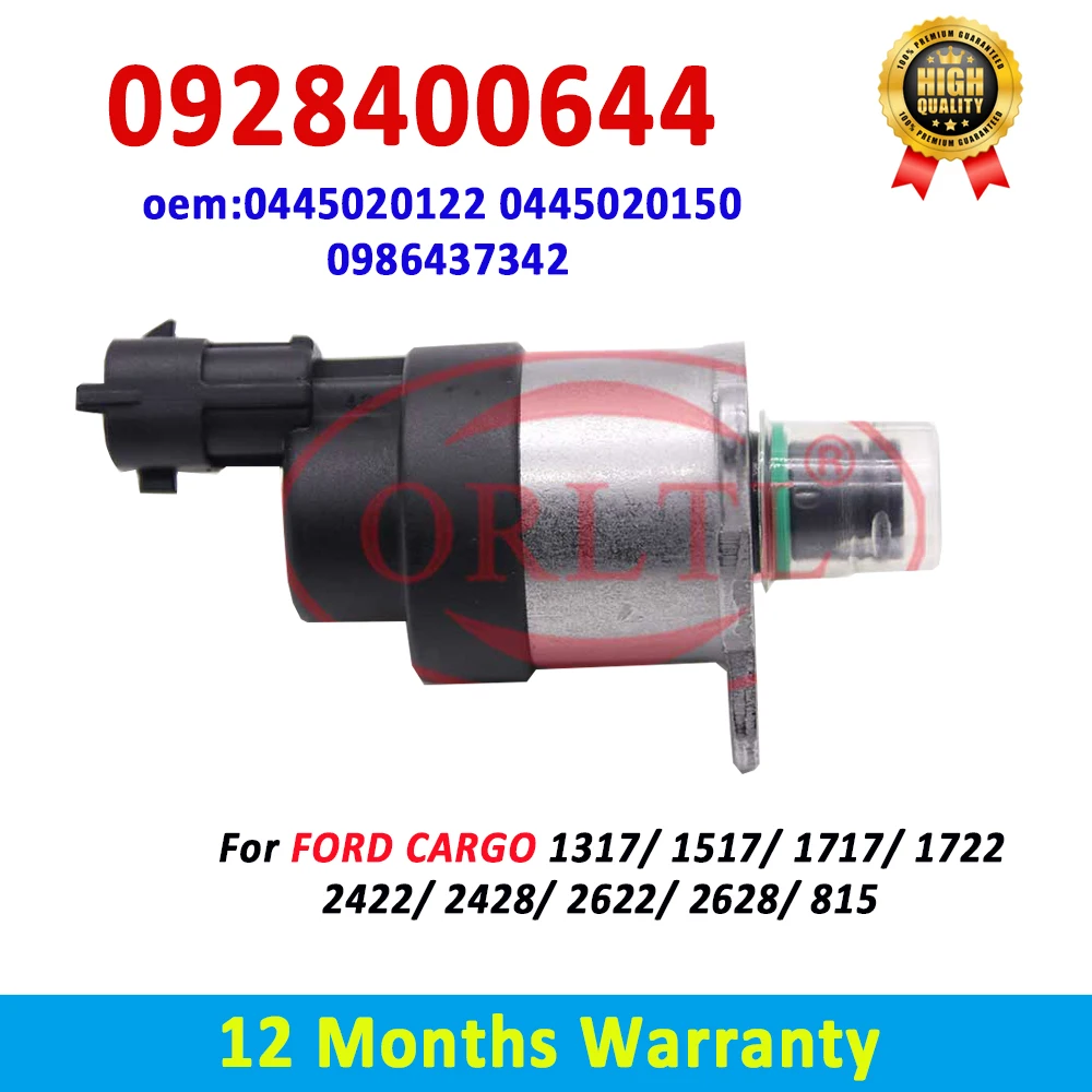 ORLTL 0928400664 regulador de bomba de inyección de combustible válvula solenoide de Control de medición para FORD CARGO 0445020150 0445020122