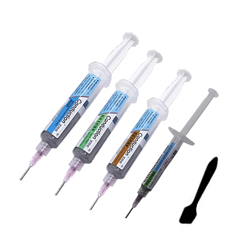 138/183℃ Solder Paste Syringe Flux for Soldering SMD BGA IC PCB Needle Tube Tin Solder Paste Welding Paste Welding Components