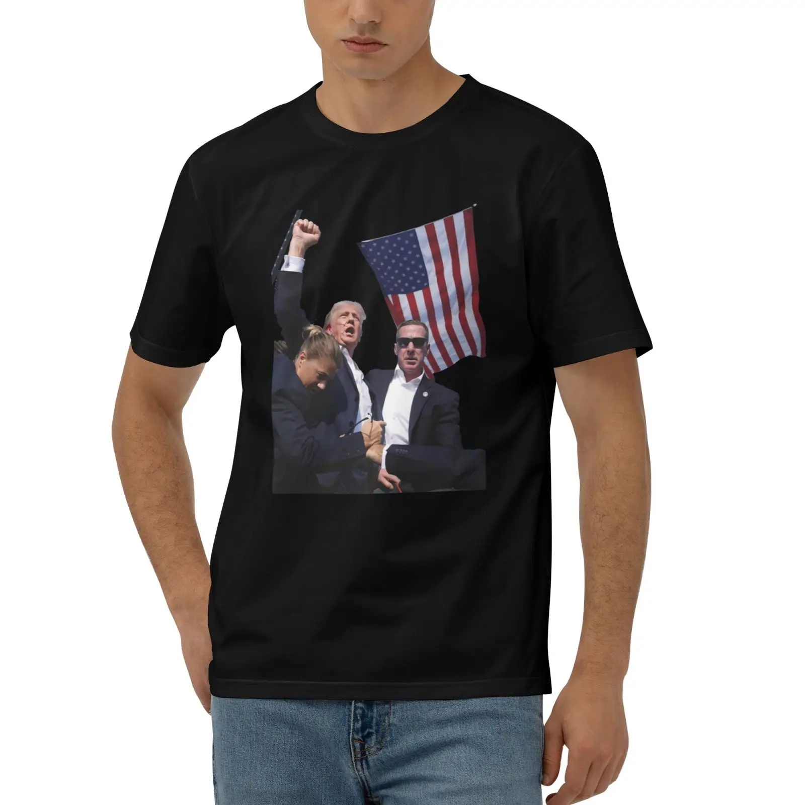 This Election Is Now Neve Trump For President Of The United States French Revolution 'MERICA TRUMP Trump American Flag T-Shirt