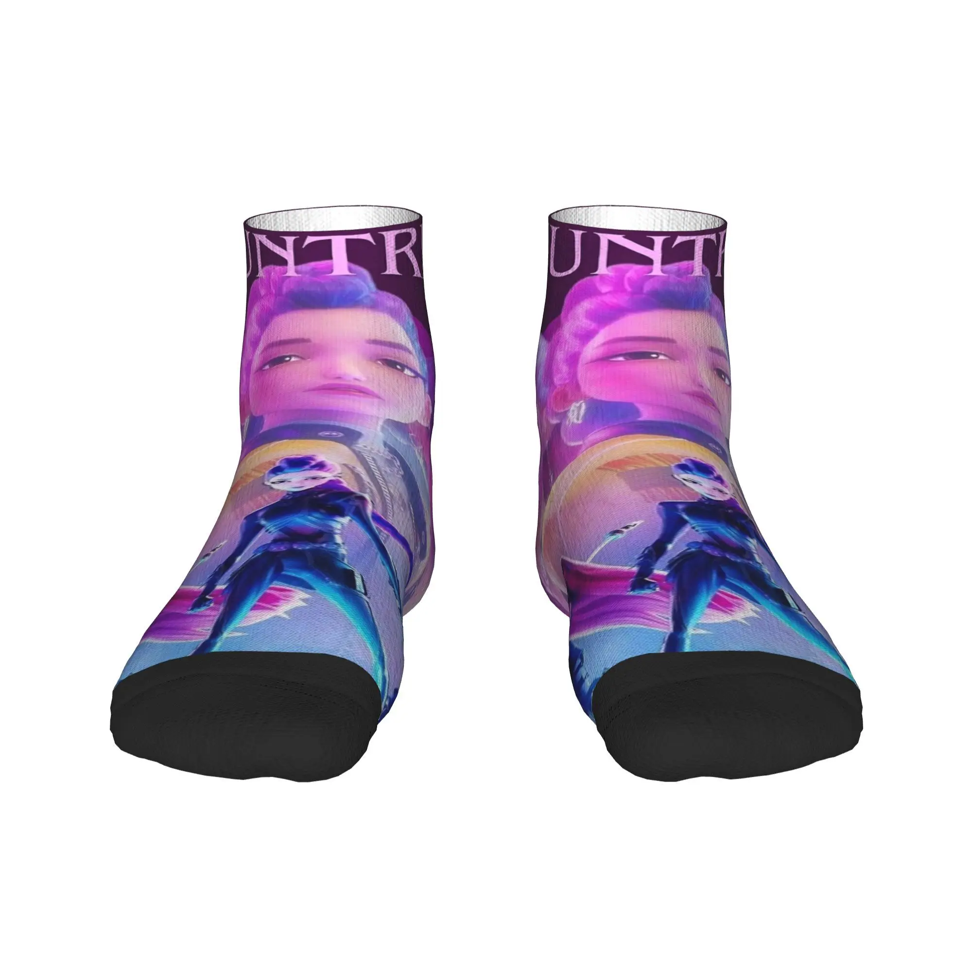 

Ankle Socks For Men Huntrix Girls Kpop Demon Hunters Casual Socks Design Anti Sweat Breathable Summer Fashion Skateboard Sock