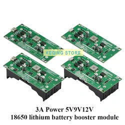 3A High-power 18650 lithium battery booster module 5V9V12V charging and charging board UPS uninterruptible power supply