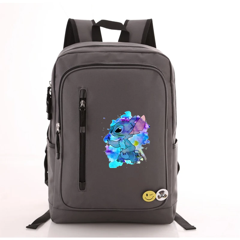 

Disney Lilo Stitch Men Travel Bag Women Students School Books Laptop Backpack Oxford Backpacks Large Capacity Mochilas