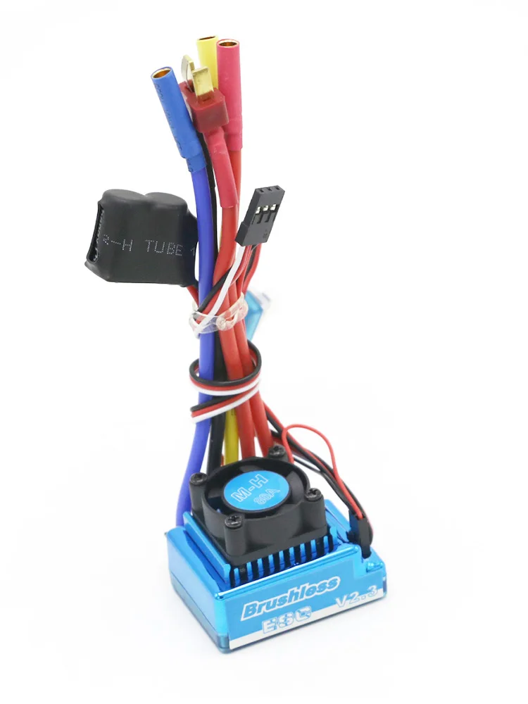 Contrôleur de vitesse électrique ESC sans balais, étanche 45A 60A 80A 120A, anti-poussière pour voiture 1/8 1/10 1/12 RC, pièce de bateau RC sur chenilles