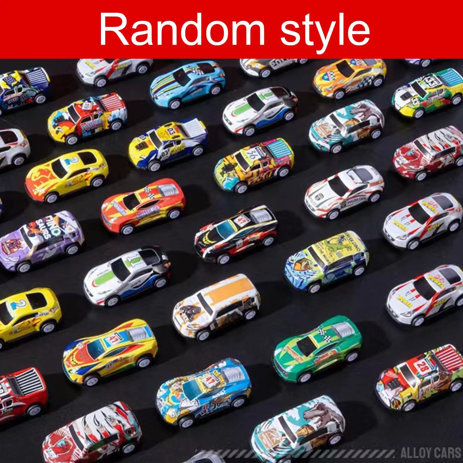 Auto da tirare indietro 24 pezzi Macchinine pressofuse Veicoli tascabili piccoli Mini set di auto Assortimento per bambini Bambini Ragazzi Ragazze