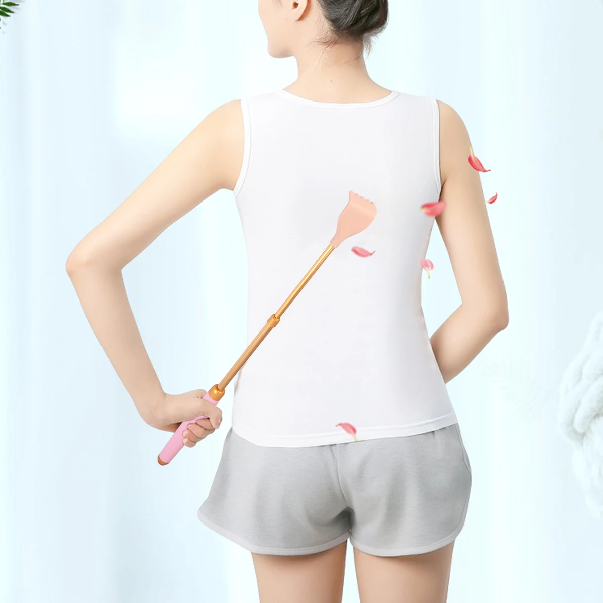 

Back Scratcher Body Relaxation Massager Extendable Portable for Itching Relief and Muscle Relaxation Ideal Gift for Elderly