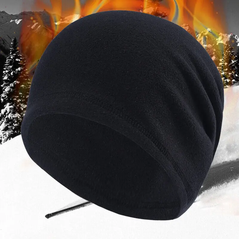 قبعة جمجمة مقاومة للرياح، بطانة للشتاء والطقس البارد الحراري لركوب الدراجات للرجال والنساء