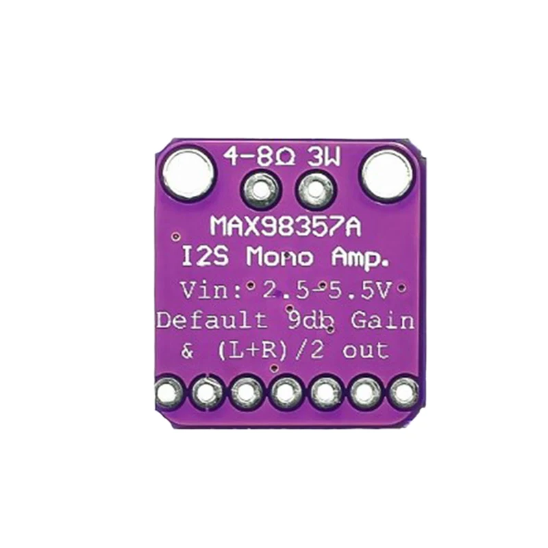 Max98357 I2S 3W Class D Amplifier Breakout Interface Dac Decoder Module Filterless Audio Board For Raspberry Pi Esp32