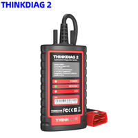 2023 NEW THINKCAR THINKDIAG 2 OBD2 Code Reader Scanner  Full System 16 Resets Function CAN FD Protocol ECU Coding