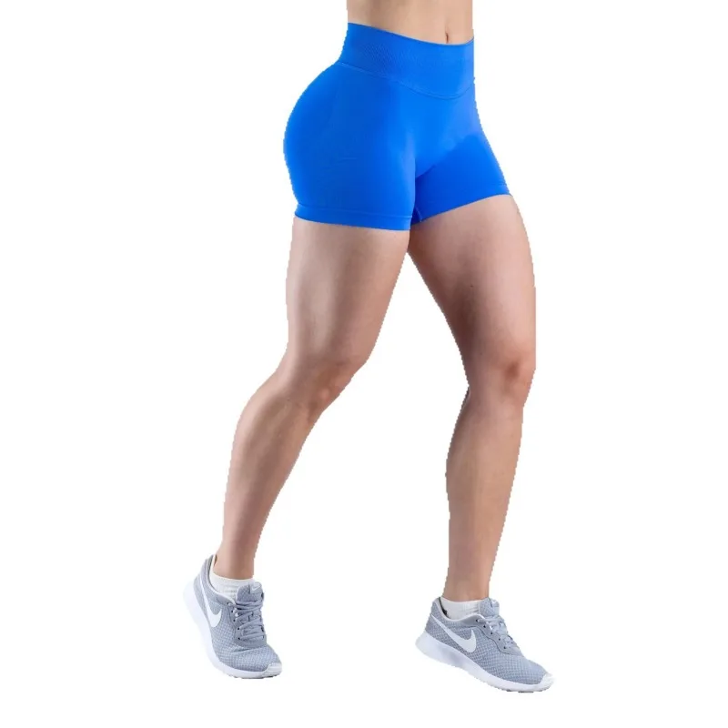 Matte Nylon Training Shorts - Butt Lifting Scrunch Design with 4-Way Stretch